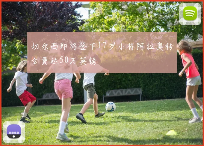 切尔西即将签下17岁小将阿拉奥转会费达50万英镑